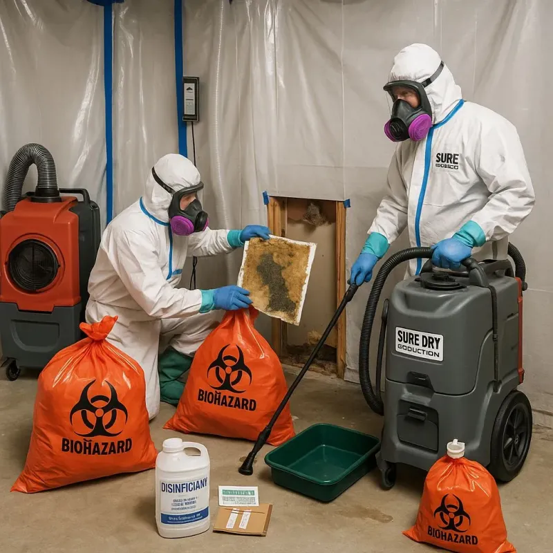Contaminated Water Handling Protocols process in Sutton County, TX